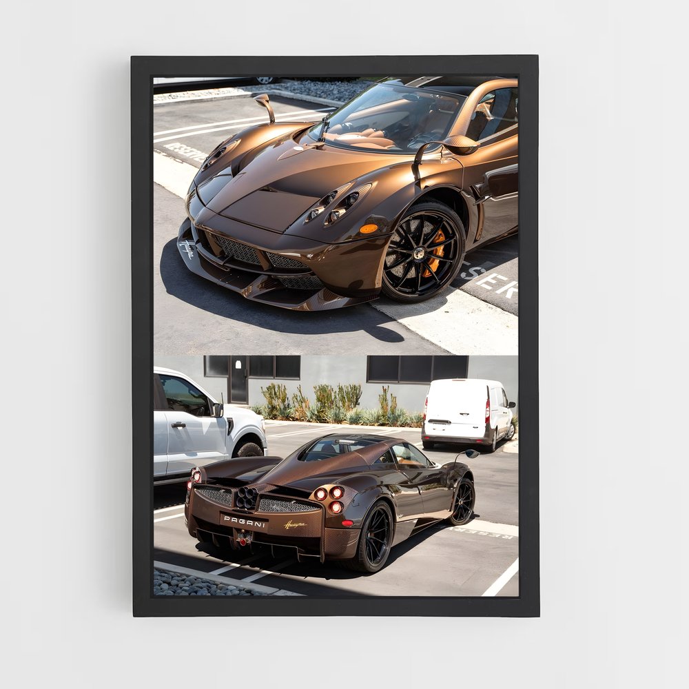 Poster Imola Huayra Éclatant – affiche Pagani (vue 2)